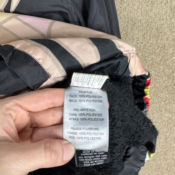 Space Jam Looney Tunes Jacket Men’s  Medium Black Lola Bunny Hooded Members Only - Picture 8 of 11